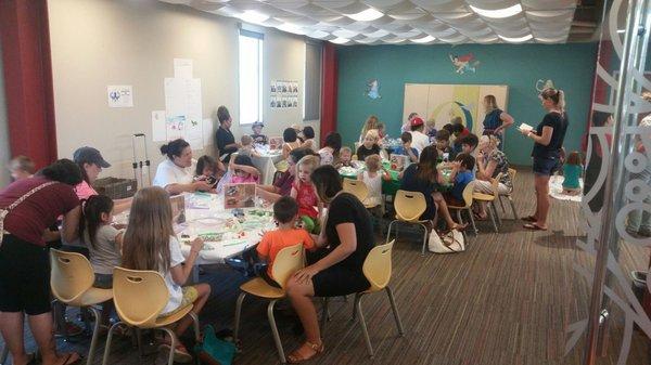 Activity room - "Candy Construction" day