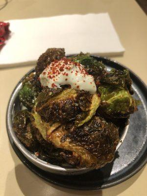 Crispy brussel sprouts - the reason for my star