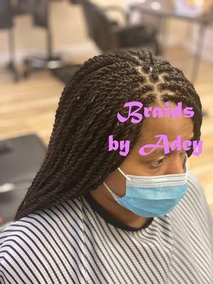 Small Senegalese twists