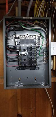 "Electric Sub Panel installation 100 amps" main logs  single fase 208-240 volts (please let me know)