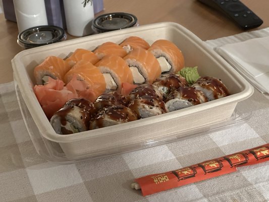 Philadelphia and Katana rolls