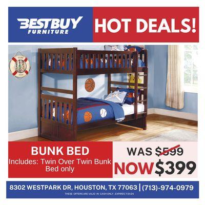 $399.00 Bunk Bed