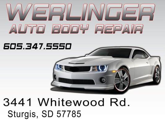 605-347-5550 for your auto body repair needs