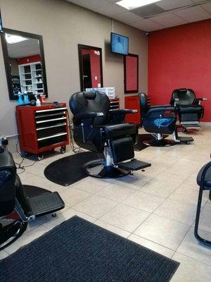 New Barbershop, happy customer.