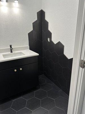 Hexagonal Tile floor