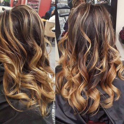 Ombre balayage by Tierney