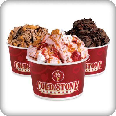 From the cold stone website showing how they should fill em up