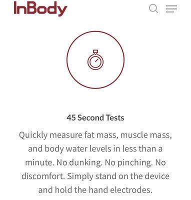 Our InBody Scanner will measure your body fat (subcutaneous and visceral) and your muscle mass to help guide you towards your goals!