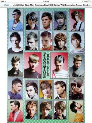 Men's  haircuts and styling tips.