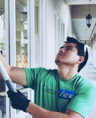 Carlos is going on his 12th year as a window cleaner. He will make sure your windows will shine every time.