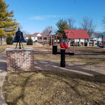 bell and swings