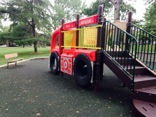 Fire truck playground