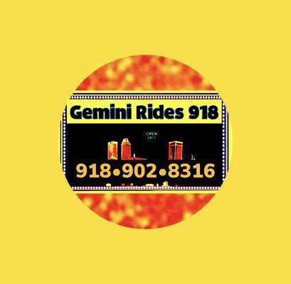 Gemini Rides 918, Local Tulsa Taxi Service.