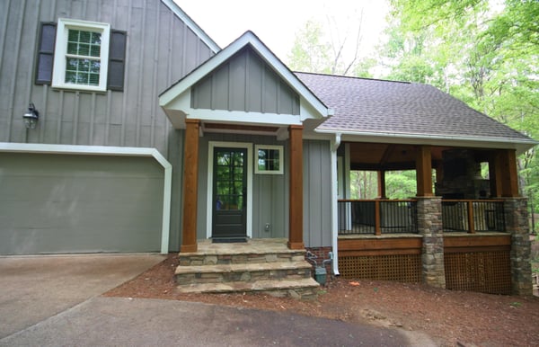 Addition of "Friend Entrance" & Mudroom along with new Outdoor Living Area Addition & deck renovation to this Charlotte, NC h...