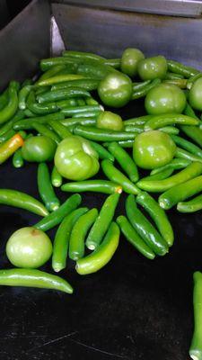 Making Salsa Verde