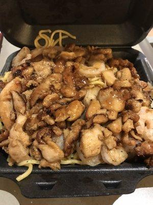 Chicken & Shrimp Teriyaki with Noodles