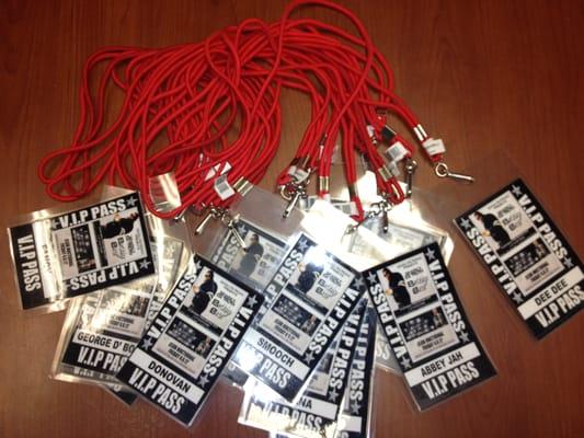 We print event passes