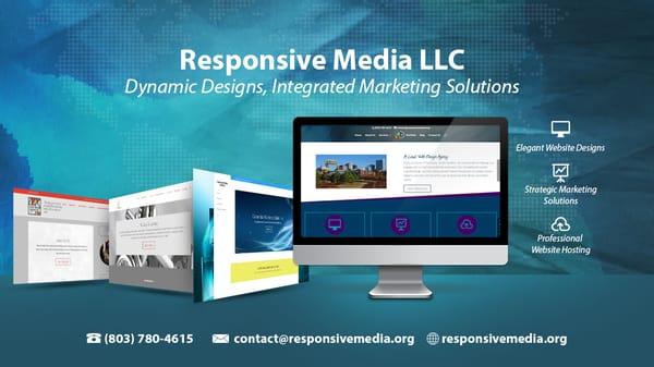 A showcase of a few recent designs by our team at Responsive Media LLC.