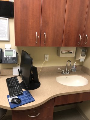 Exam room for Dr Tucker