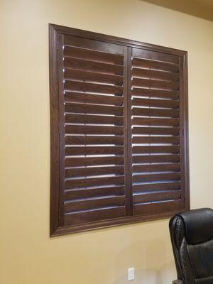 Custom size window with custom stain