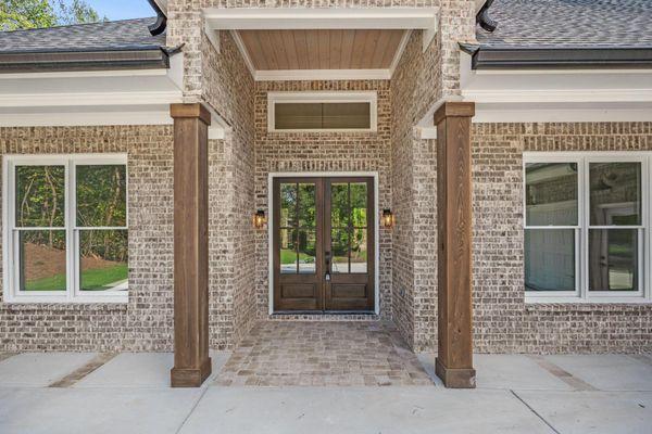 Main Front Entrance
Cedar wood with nice stain