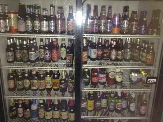 Huge selection of beer from all over the world!