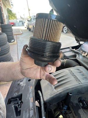 Brand new oil filter