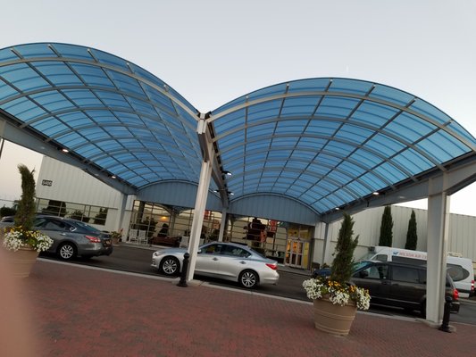 The entrance to Wilson Air Center at CLT