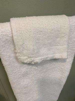 Washcloth provided