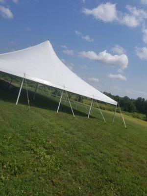 40 by 80 pole tent