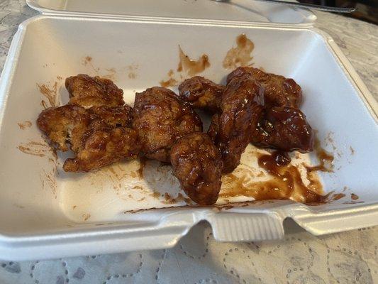 Bbq boneless wings