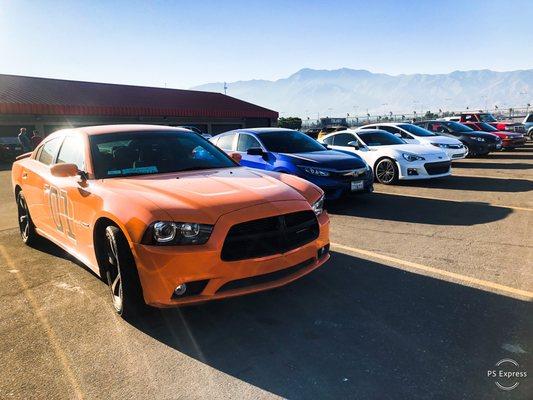 Image from the Lefty's Kid Club charity event. We came out to show some support for our local schools and had fun going around the track.