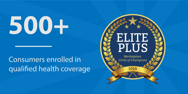 500+ Enrolled in Health Coverage in 2019