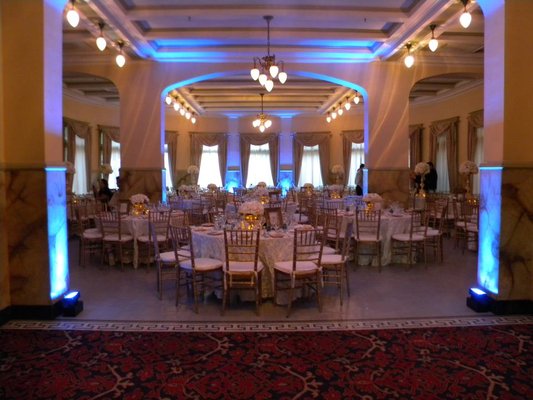 Let us know if you are looking for lighting, we offer a wide range of options to touch up the event.