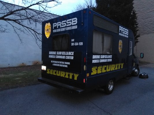 patrol rescue security mobile command center