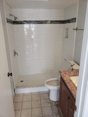 Shower Job we did.