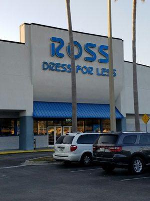 The front of Ross Dress for Less in Melbourne, Florida.