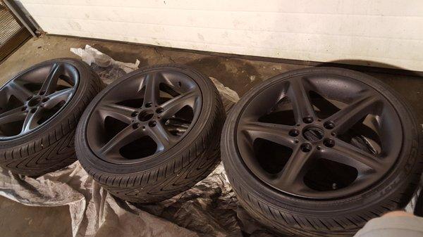 After Rims Plasti Dipped Gun Metal