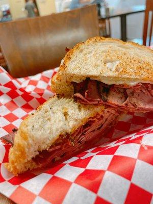 Randy's hot pastrami sub