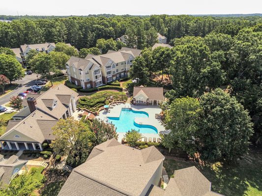 Aerial view of Legacy Arboretum