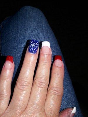 Happy Independence Day, Andy & Jasmine Nails!! I'll never go anywhere else!!!