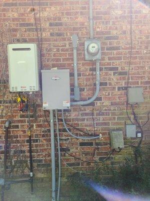 Generator Automatic transfer switch install