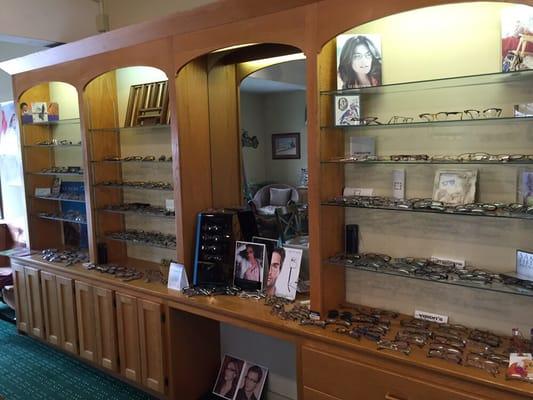 Large selection of stylish frames