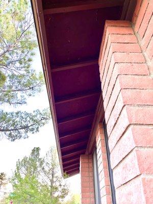 Front yard Soffit