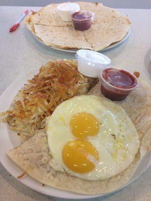 Local take on the classic huevos rancheros breakfast