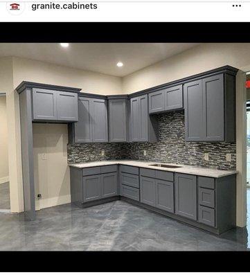 Special prices on grey shaker kitchen cabinets