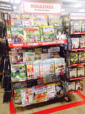 Magazines sold here too