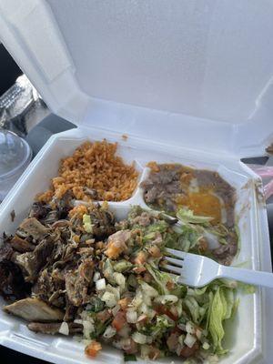 Number 14. Carnitas plate