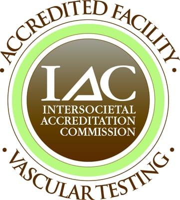 We are now IAC accredited in venous and carotid ultrasound exams.