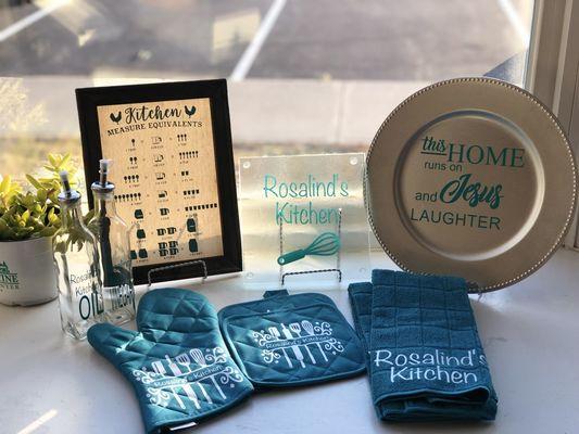 Personalized Kitchen Gift Set